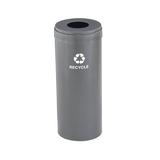 Glaro, Inc. Trash Can Stainless Steel in Gray, Size 30.0 H x 12.0 W x 12.0 D in | Wayfair B1242SV-SV-B5
