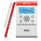 Eton Zoneguard Weather Radio in Red/White, Size 2.5 H x 8.2 W x 8.2 D in | Wayfair ETNZONEGUARD