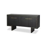 Liang & Eimil Tigur 63" Wide Sideboard Wood in Yellow/Brown, Size 31.4961 H x 62.9921 W x 17.7165 D in | Wayfair LIAGM-SB-146
