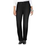 Plus Size Women's Right Fit Moderately Curvy Jean by Catherines in Black (Size 20 WP)