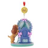 Disney Holiday | Lady & The Tramp Legacy Ornament 65th Anniversary | Color: Blue/Pink | Size: Os