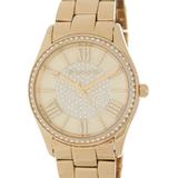 Michael Kors Accessories | New Michael Kors Runway Ladies Crystal Watch | Color: Gold | Size: 5.5 (5mm)