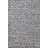 White Indoor Area Rug - Loon Peak® Lowes Geometric Gray Area Rug Polyester/Wool in White, Size 36.0 H x 24.0 W x 0.35 D in | Wayfair