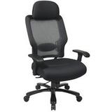 400 lb. Capacity Big & Tall Mesh Back Executive Chair w/Headrest