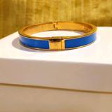 Kate Spade Jewelry | Kate Spade Head In The Clouds Hinged Bangle | Color: Blue/Gold | Size: Os