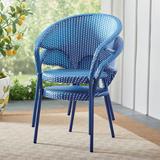 Avery Stacking Dining Chairs, Set Of Two - Neptune White - Grandin Road