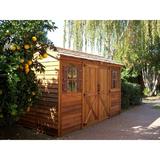 Cedarshed Longhouse 12 ft. W x 8 ft. D Solid & Manufactured Wood Storage Shed in Brown, Size 105.0 H x 144.0 W x 96.0 D in | Wayfair LH128