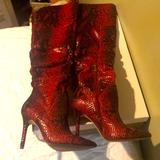 Jessica Simpson Shoes | Boots | Color: Black/Red | Size: 6.5