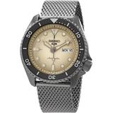 5 Sports Automatic Champagne Dial Watch - Metallic - Seiko Watches