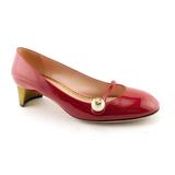 Gucci Shoes | Gucci Gg Logo Pearl Red Patent Mary Jane Heels 39 | Color: Red | Size: 39eu