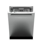Bertazzoni 24" 45 Decibel dBA Stainless Steel Built-In Dishwasher w/ Master Series Handle Kit in Black/Gray/White | Wayfair