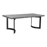Steelside™ Kenmore Dining Table Wood/Metal in Gray, Size 78.0 W in | Wayfair B955B2C944CC4BF193F54E76A1DF0AB3