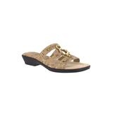 Women's Torrid Sandals by Easy Street® in Cork Gold Fleck (Size 9 1/2 M)