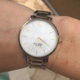 Kate Spade Accessories | Kate Spade Gramercy Mother Of Pearl Watch | Color: Gold/Silver | Size: Os