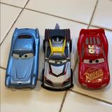 Disney Toys | Disney Car Toy Set Used For Collection | Color: Blue/Red | Size: One