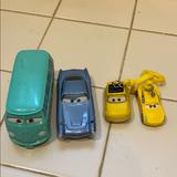 Disney Toys | Disney Car Toy Set Used For Collection, Metal-Plas | Color: Blue/Yellow | Size: One