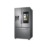 Samsung 36" 26.5 cu. ft. French Door Energy Star Refrigerator w/ Smart Hub, Stainless Steel in Black, Size 70.0 H x 35.75 W x 35.375 D in | Wayfair