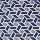 D.V. Kap Geo Graphic Fabric in Blue, Size 56.0 W in | Wayfair 3186-N-YARD