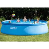 Intex Easy Set 18 ft. Round x 48 in. Deep Inflatable Pool with 1,500 GPH Filter Pump, Blue