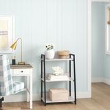 Latitude Run® Ahlexis Ladder Bookcase Wood in Gray, Size 37.0 H x 24.0 W x 16.0 D in | Wayfair AD477044BE6046C59B849E36401D71AF