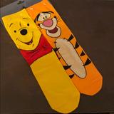 Disney Accessories | Disney Socks For Adults Winnie The Pooh And Tigger | Color: Orange/Yellow | Size: Os