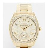 Michael Kors Accessories | 17michael Kors Women's Bryn Gold-Tone Watch . | Color: Gold/Tan | Size: Os
