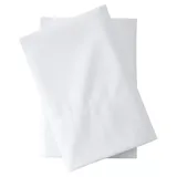Lands' End Supima Cotton Sateen 700 Thread Count Pillowcases, White