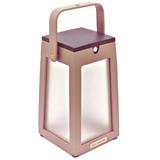 Tinka 10" High Nutmeg Aluminum Outdoor Solar Lantern Light