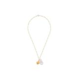 Moon Fever 24ct Gold-plated Bronze And Freshwater Pearl Necklace - Metallic - Alighieri Necklaces
