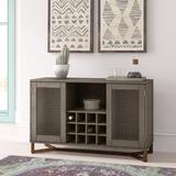 Mistana™ Ewert 46.5" Wide Sideboard Wood in Brown/Gray, Size 29.56 H x 46.5 W x 16.0 D in | Wayfair 59451247DC3F4915912C1DEC4379661F
