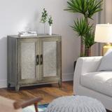 Sand & Stable™ Purley Linen 2 - Door Accent Cabinet Wood in Brown, Size 32.0 H x 30.0 W x 15.5 D in | Wayfair B2DE78D31ADB4920A13F0BF53AC5D8EC