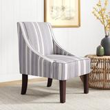 Side Chair - Sand & Stable™ Kennebunk 25.2" Wide Side Chair Polyester in Gray, Size 36.2 H x 25.2 W x 29.0 D in | Wayfair