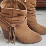 Jessica Simpson Shoes | Jessica Simpson Cowboy Boots | Color: Tan | Size: 9