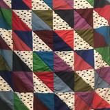 Urban Outfitters Bedding | Baby Quilt Lap Throw Blanket Vintage Patchwork | Color: Black/Red | Size: Os