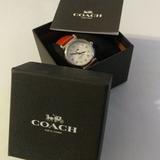 Coach Accessories | Coach Ladies Watch | Color: Red/Silver | Size: Band Size 16