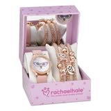 Rachael Hale Women's Watches Blush - Blush & Rose Goldtone Chloe Cat Watch Set