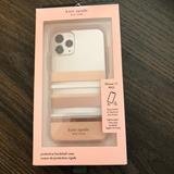Kate Spade Accessories | Kate Spade Iphone 11pro Case - Pink Clear Striped | Color: Pink/White | Size: Iphone 11 Pro