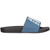 Slippers Sandals Rubber - Blue - Prada Sandals