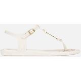 Solar 21 Toe Post Sandals - White - Melissa + Vivienne Westwood Anglomania Flats