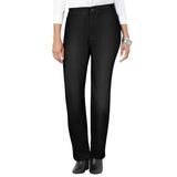 Plus Size Women's Right Fit Moderately Curvy Jean by Catherines in Black (Size 22 W)