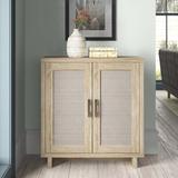 Mistana™ Xander 2 - Door Accent Cabinet Wood in Brown, Size 32.0 H x 30.0 W x 15.5 D in | Wayfair 8300EA6B7A624081B914F86B37F5AF0E