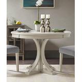 Main Street Dining Tables Antique - Antiqued Cream Helena Round Dining Table