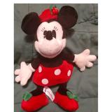 Disney Toys | Holiday Minnie Mouse Christmas Retro | Color: Black/Red | Size: Osbb