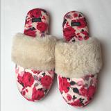 Victoria's Secret Shoes | Nwt Victorias Secret Slippers - Size S (56) | Color: Pink/Red | Size: Small