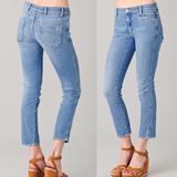 Anthropologie Jeans | Mih The Paris Mid Rise Cropped Slim Leg Size 26 | Color: Blue | Size: 26