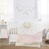 Sweet Jojo Designs Desert Sun & Mountain 4 Piece Crib Bedding Set Cotton in Brown, Size 36.0 W in | Wayfair DesertSun-Crib-4