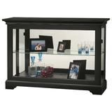 Alcott Hill® Petterson Lighted Curio Cabinet Wood/Glass in Brown, Size 33.0 H x 47.25 W x 14.0 D in | Wayfair 7F922C42CCA94CA6AB132FC6BE9EC3CD