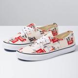 Vans Shoes | New Vans | Authentic Packing Tape Sneakers Size 7 | Color: Cream/Red | Size: 7