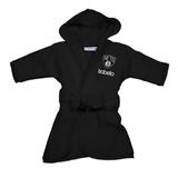 Infant Black Brooklyn Nets Personalized Robe