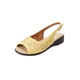 Wide Width Women's The Mary Sling by Comfortview in Yellow (Size 10 W)